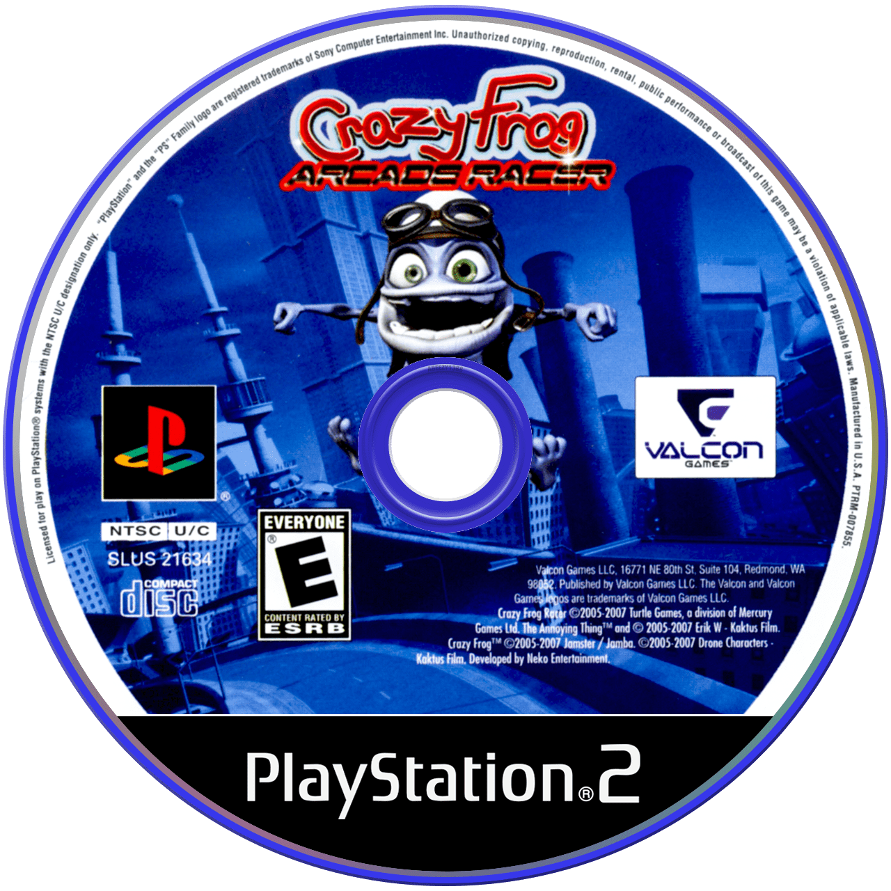 Crazy Frog Arcade Racer - PS2, Condition: Disc Only