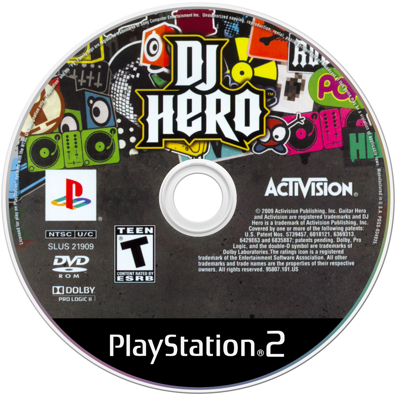 DJ Hero (game only) - PS2, Condition: Disc Only