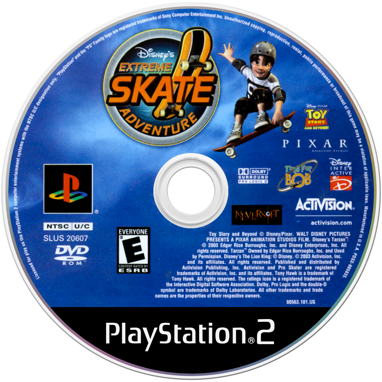 Disney&#39;s Extreme Skate Adventure - PS2, Condition: Disc Only