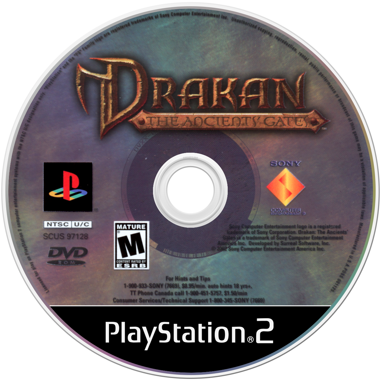 Drakan Ancients Gates - PS2, Condition: Disc Only