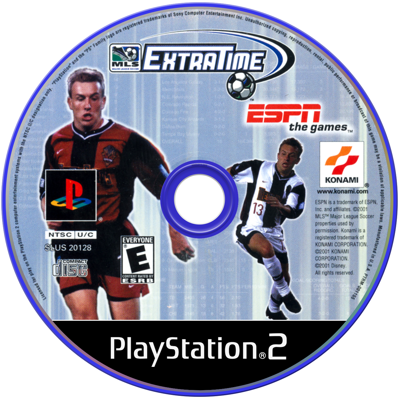 ESPN MLS ExtraTime - PS2, Condition: Disc Only
