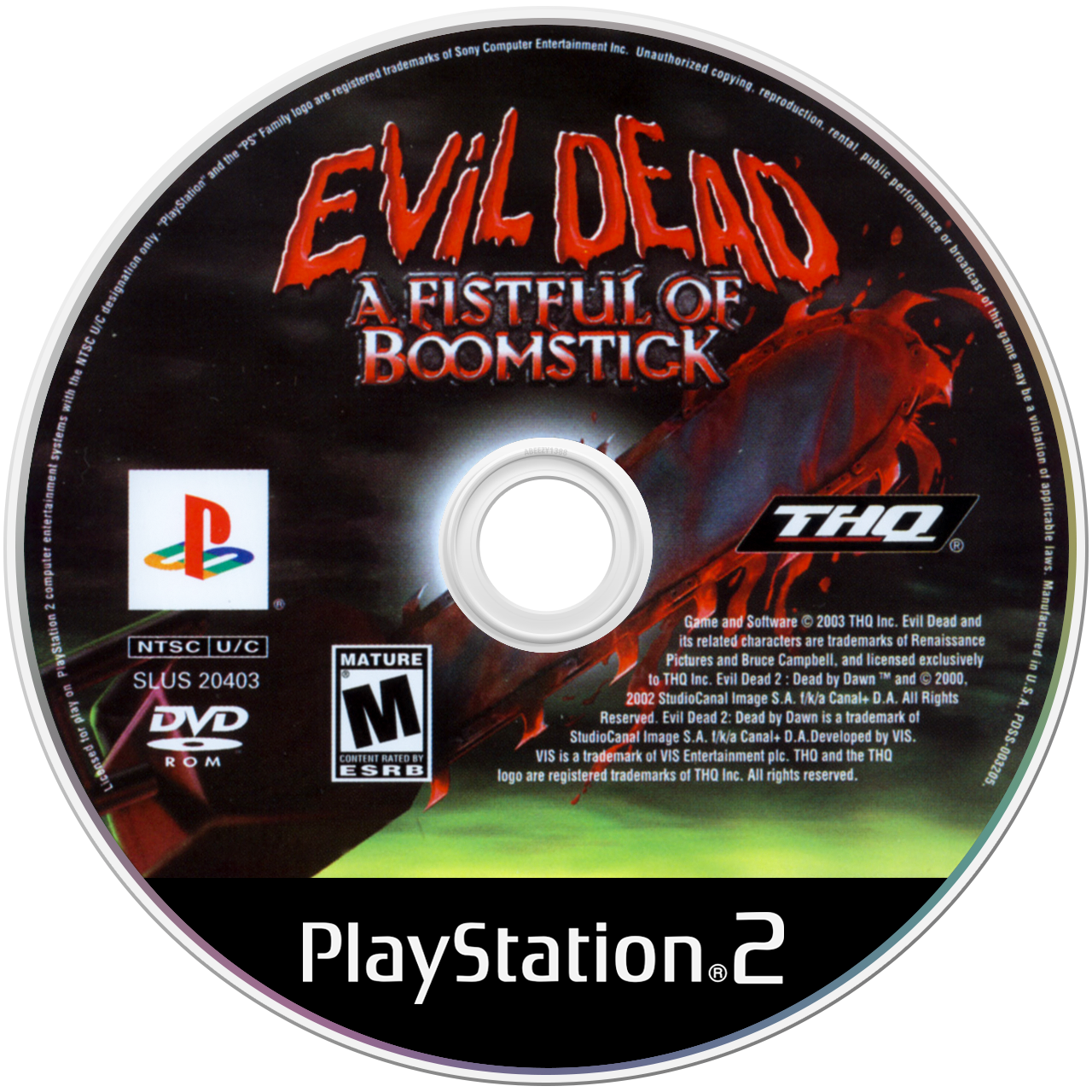 Evil Dead Fistful of Boomstick - PS2, Condition: Disc Only