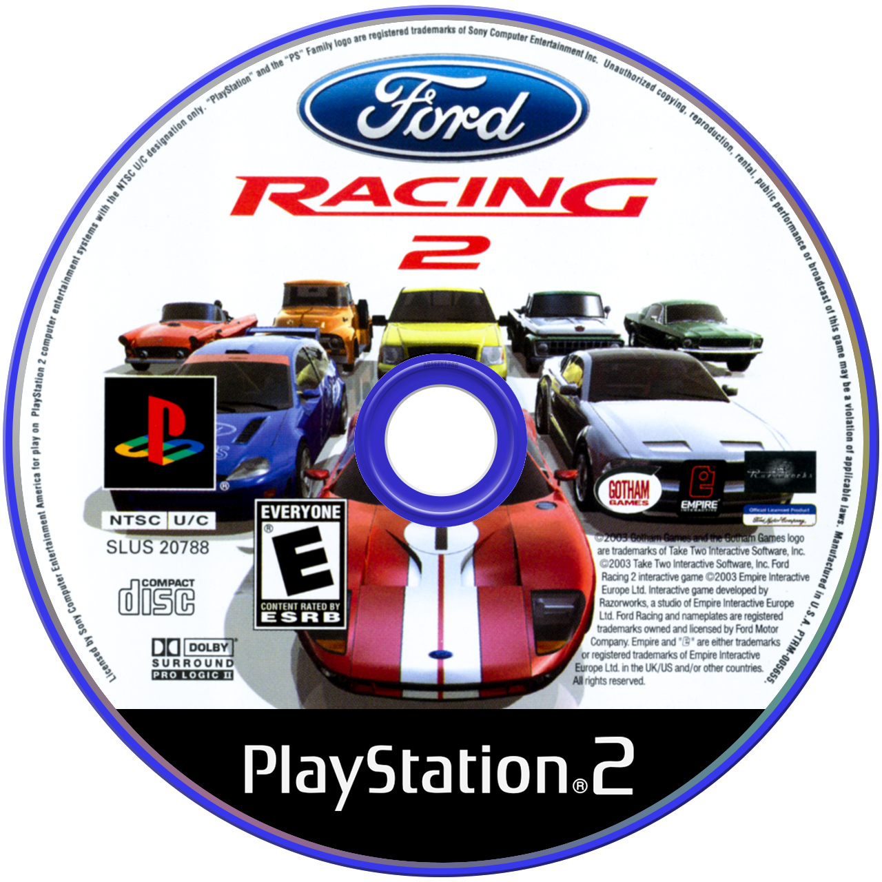 Ford Racing 2 - PS2, Condition: Disc Only