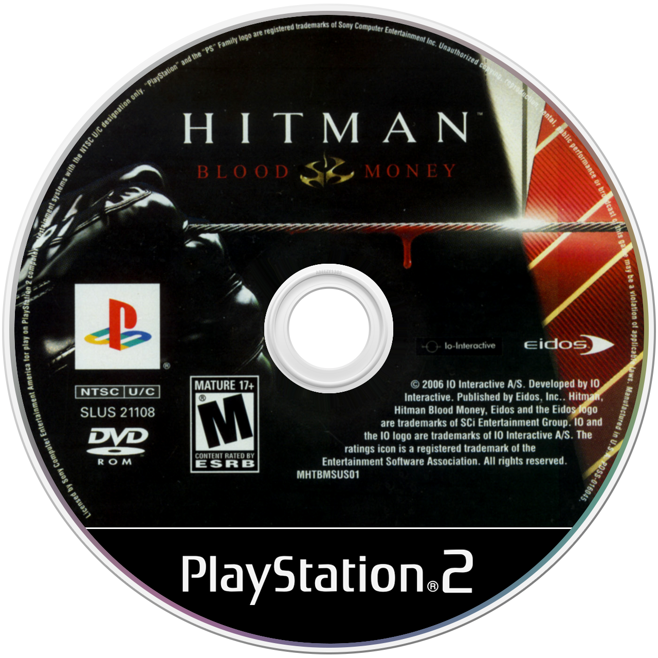 Hitman Blood Money - PS2, Condition: Disc Only