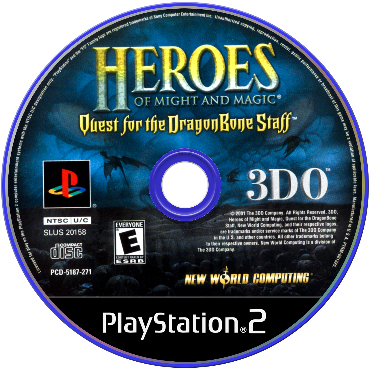 Heroes of Might and Magic - PS2, Condition: Disc Only