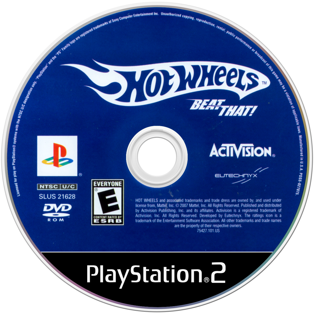 Hot Wheels Beat That - PS2, Condition: Disc Only