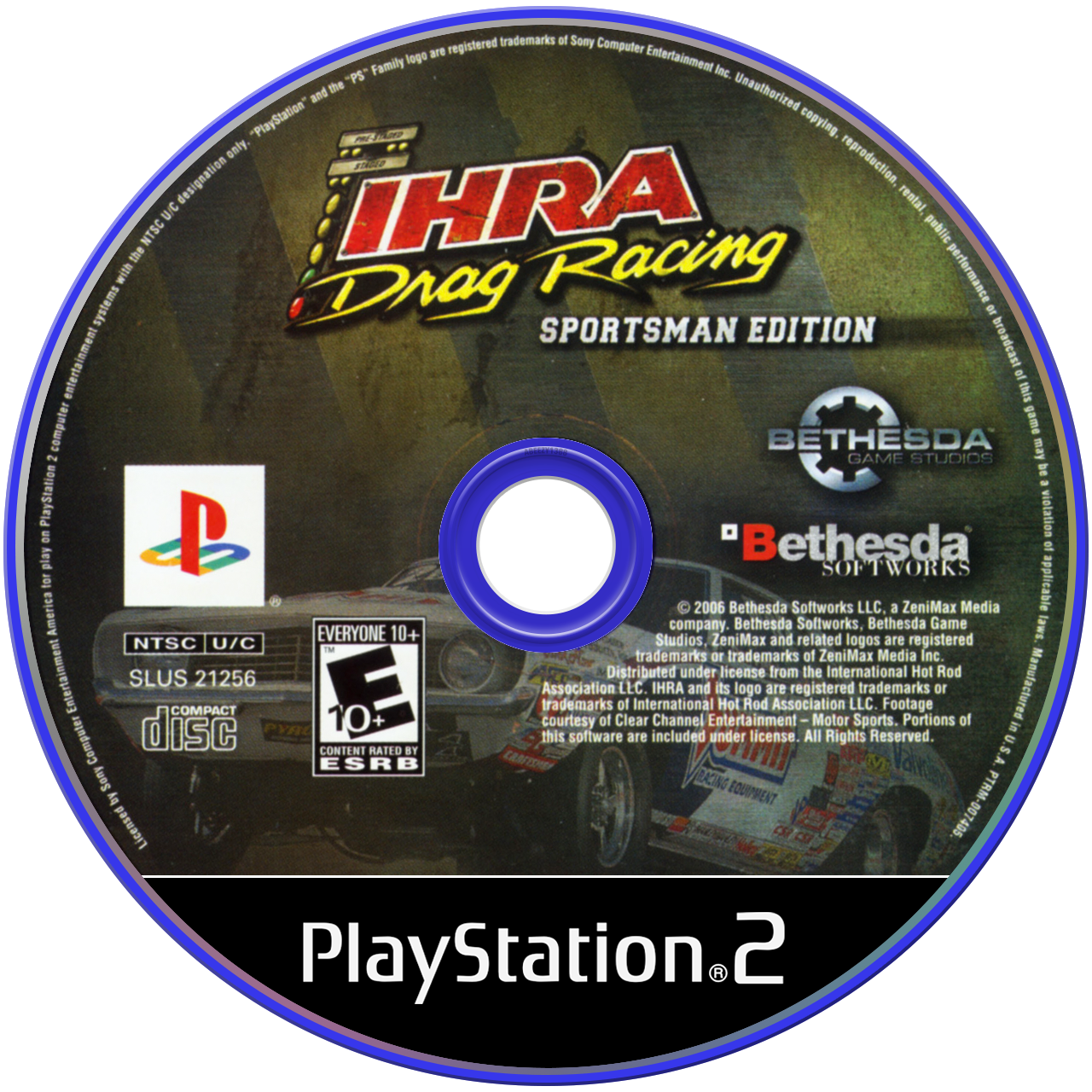 IHRA Drag Racing Sportsman Edition - PS2, Condition: Disc Only