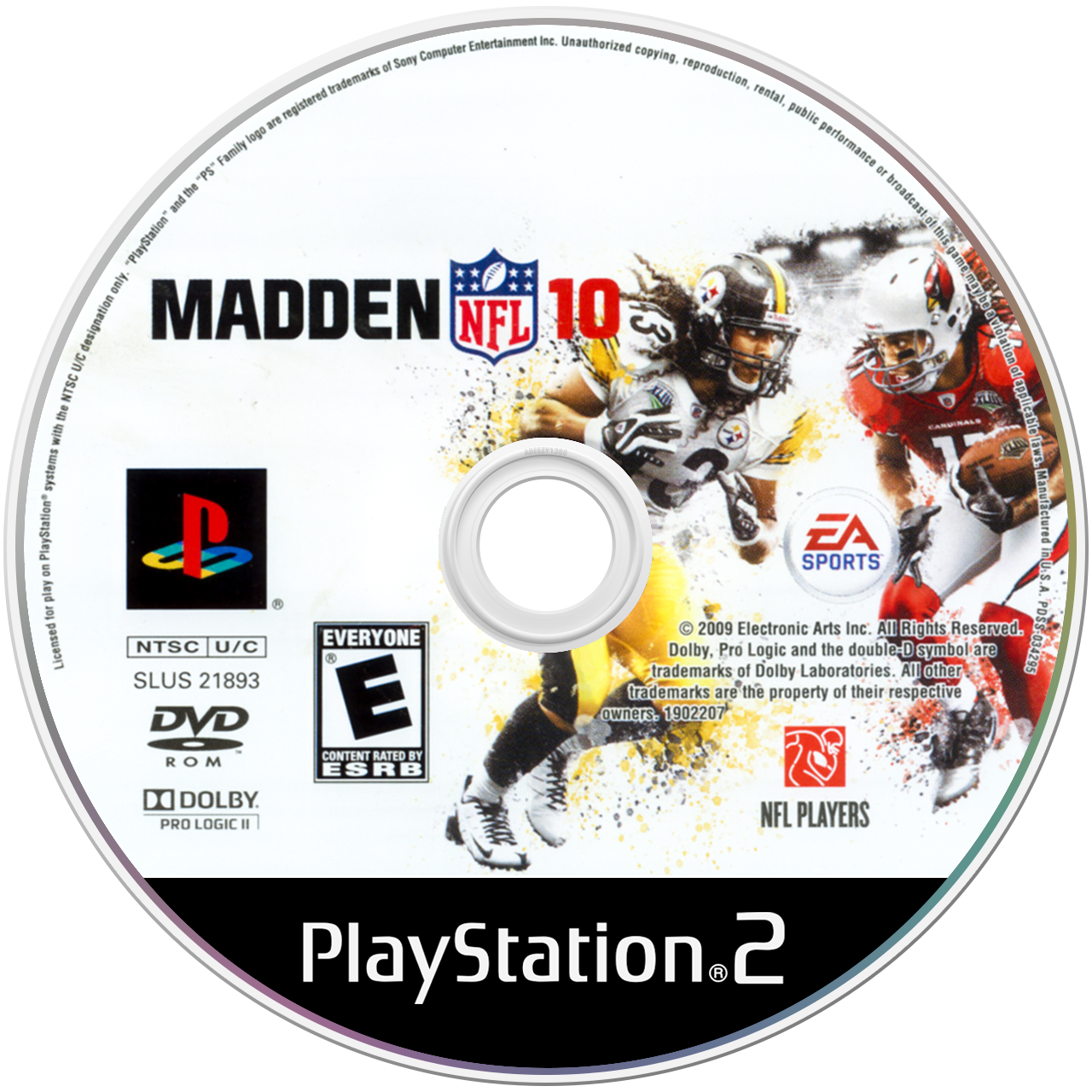 Madden NFL 10 - PS2, Condition: Disc Only