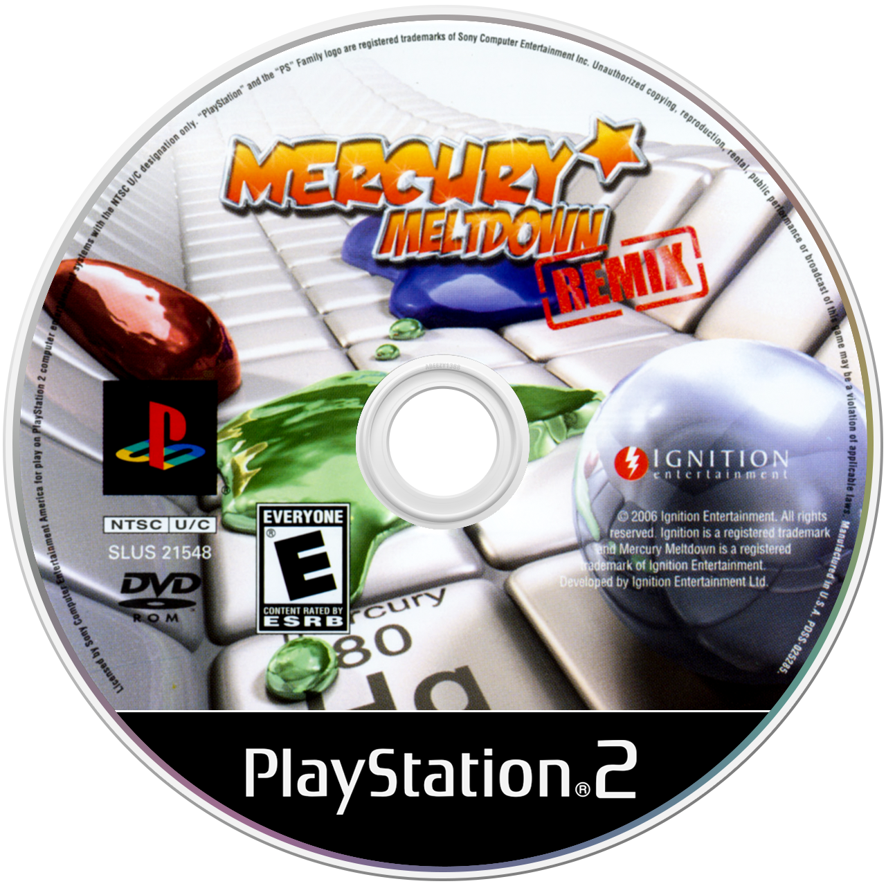 Mercury Meltdown Remix - PS2, Condition: Disc Only