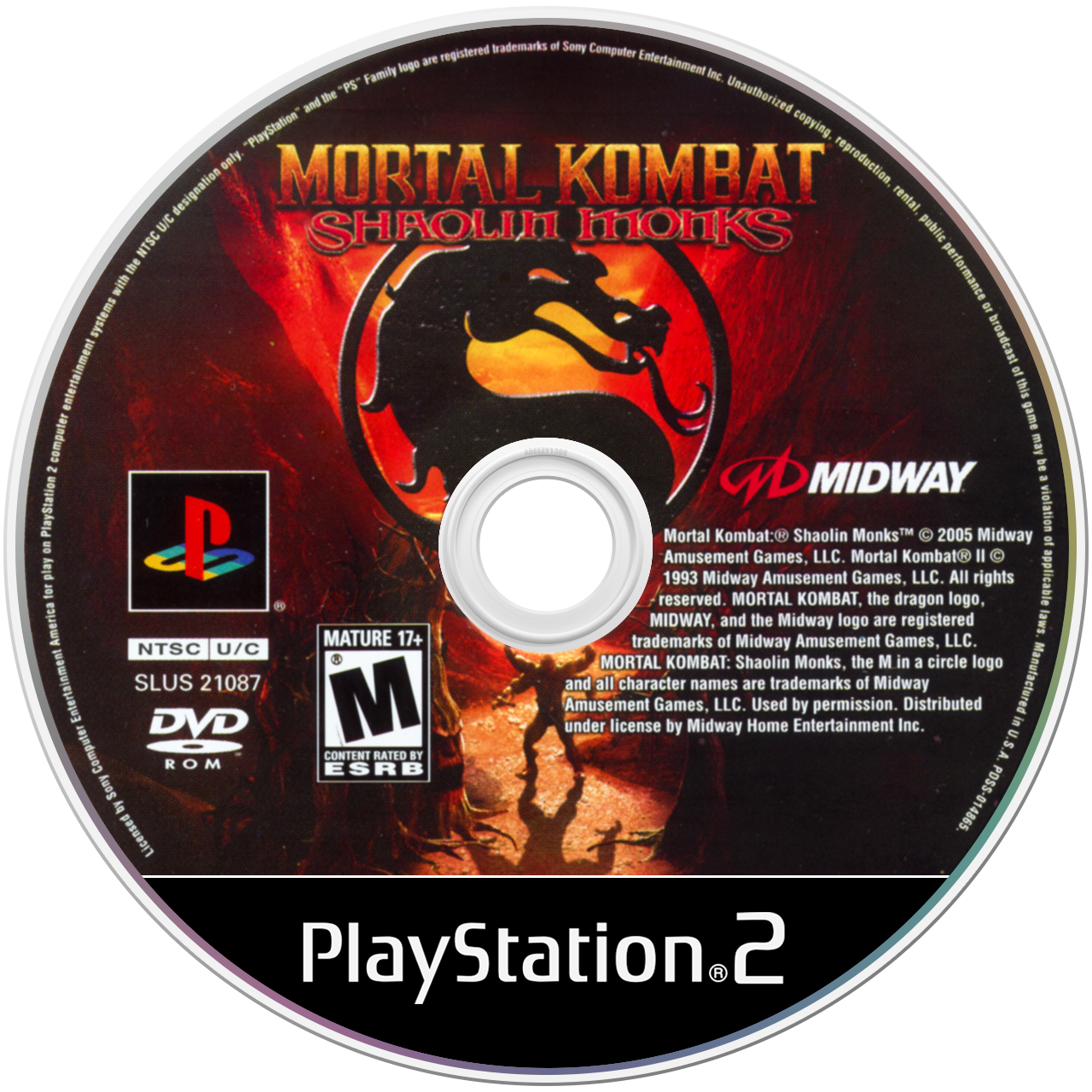 Mortal Kombat Shaolin Monks [Greatest Hits] - PS2, Condition: Disc Only