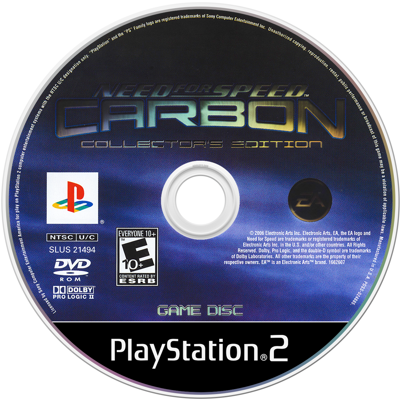 Need for Speed Carbon [Collector&#39;s Edition] - PS2, Condition: Disc Only