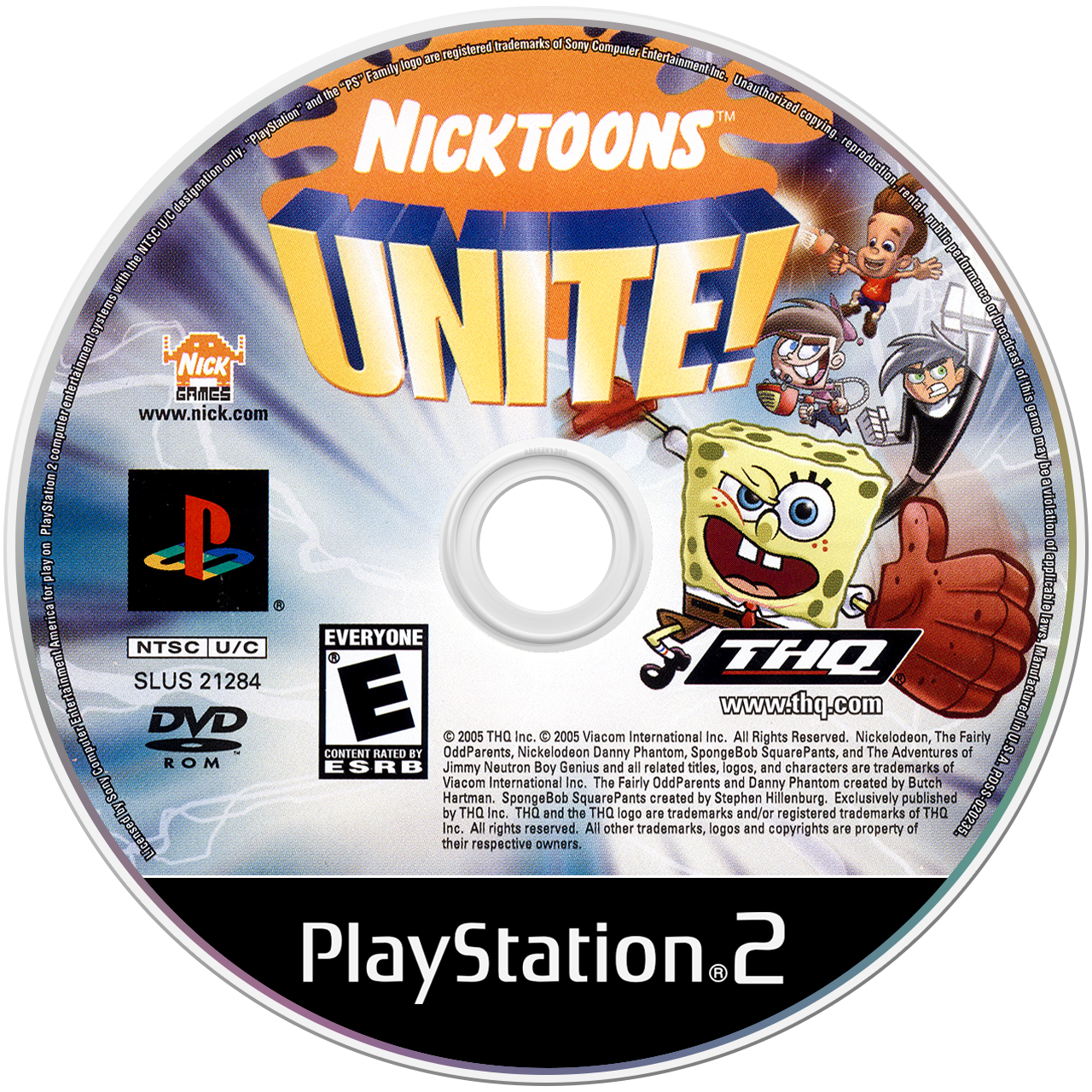 Nicktoons Unite [Greatest Hits] - PS2, Condition: Disc Only