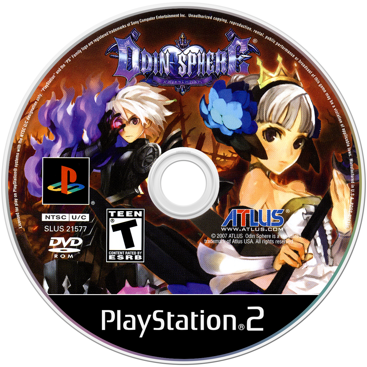 Odin Sphere - PS2, Condition: Disc Only