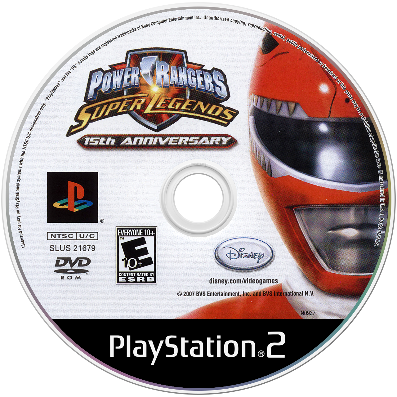Power Rangers Super Legends - PS2, Condition: Disc Only