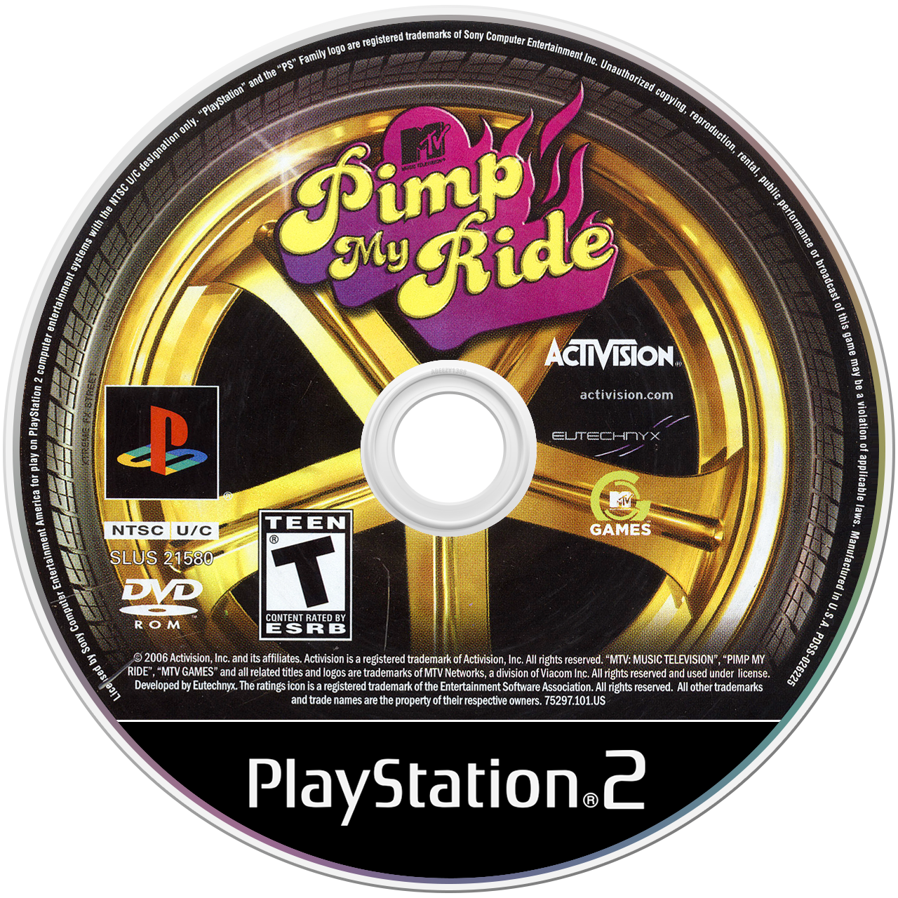 Pimp My Ride - PS2, Condition: Disc Only