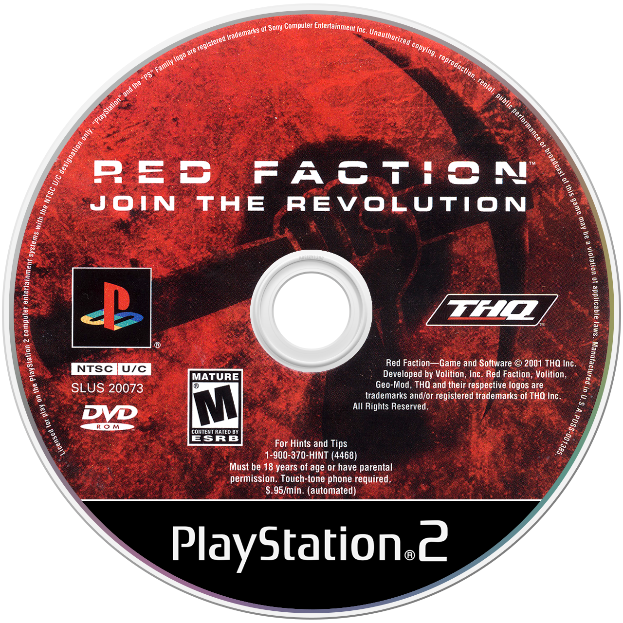 Red Faction - PS2, Condition: Disc Only