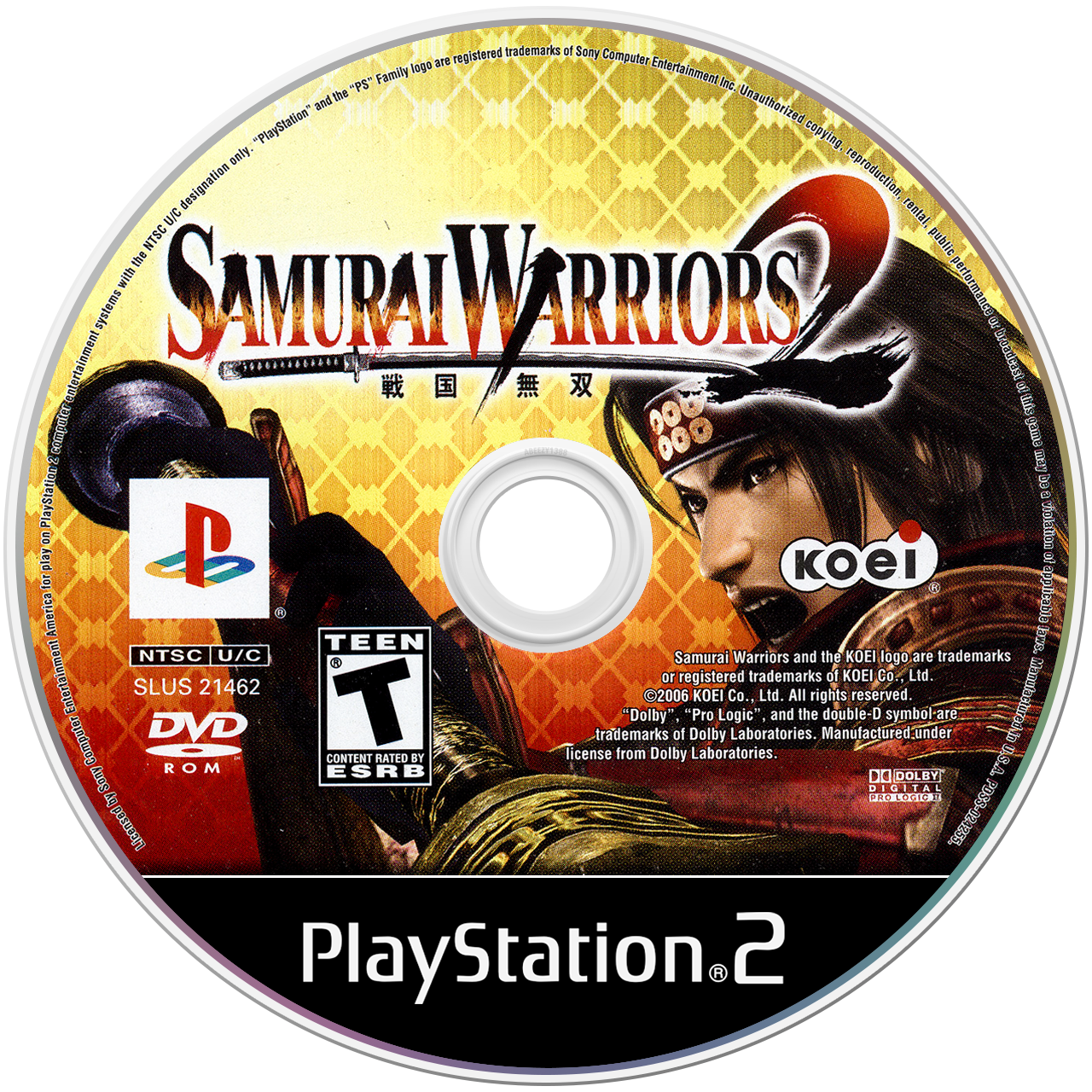 Samurai Warriors 2 - PS2, Condition: Disc Only