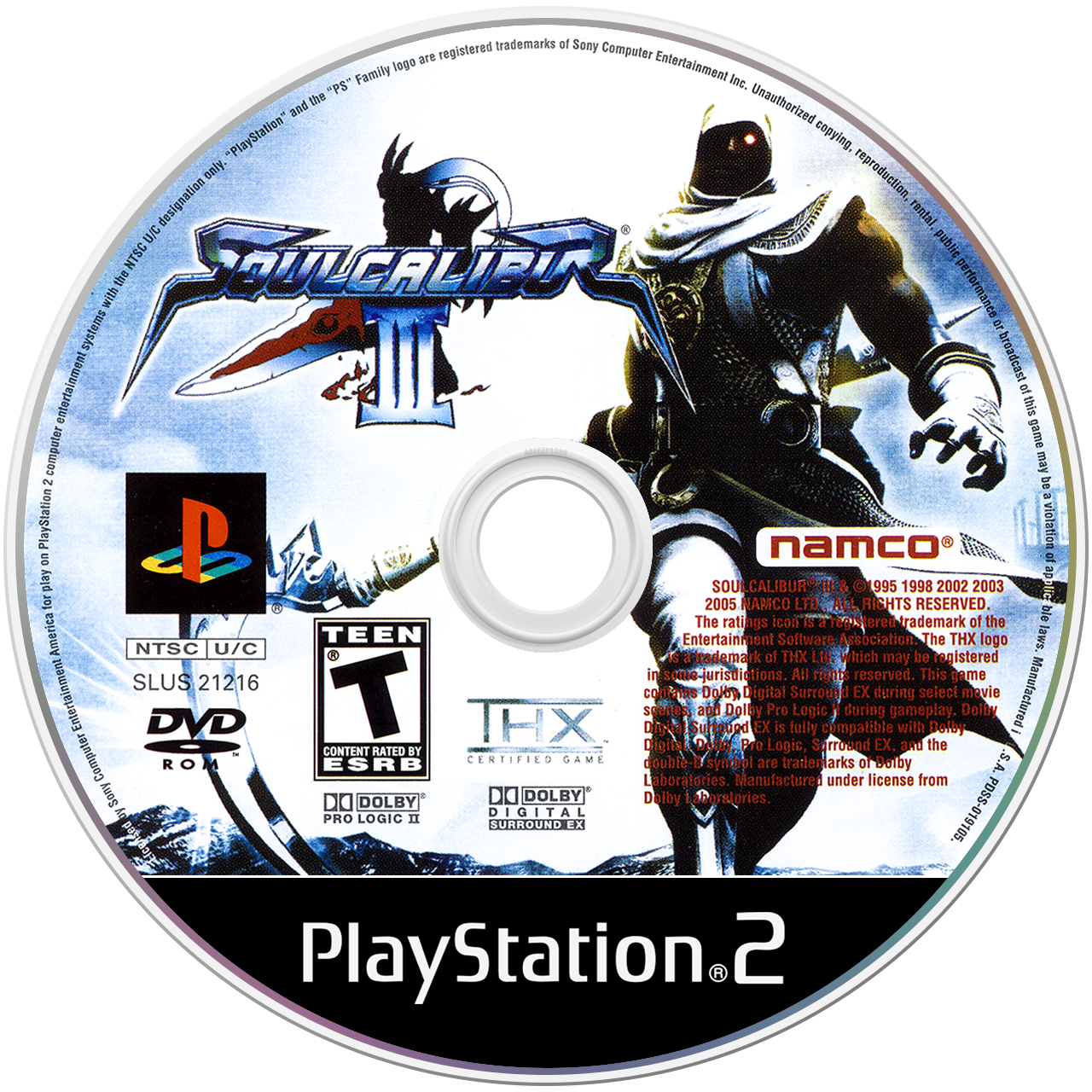 Soul Calibur III [Greatest Hits] - PS2, Condition: Disc Only