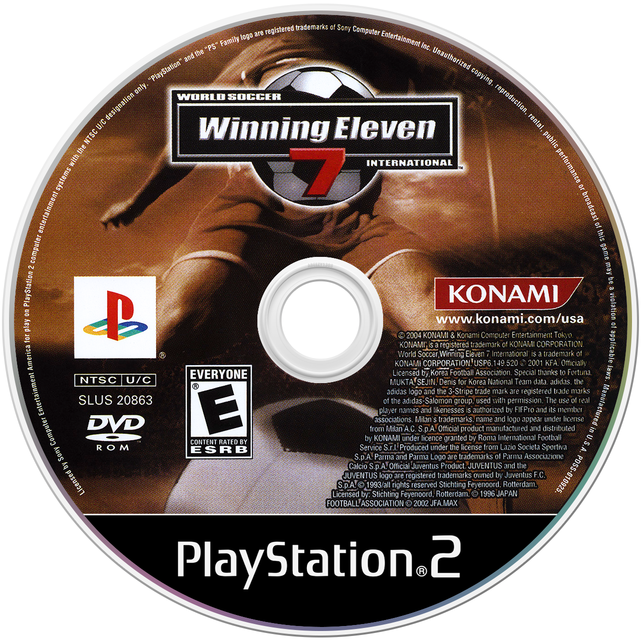 Winning Eleven 7 International - PS2, Condition: Disc Only