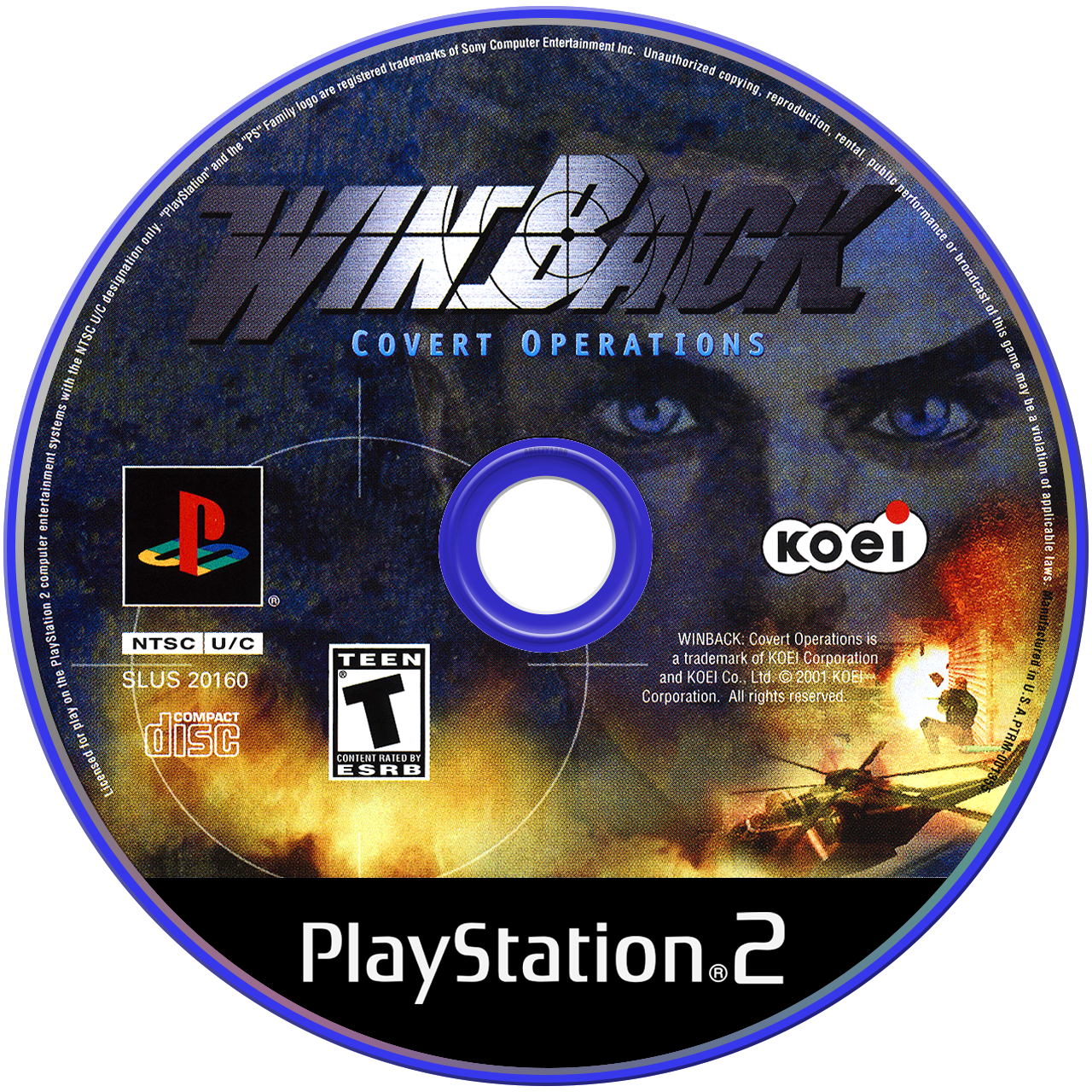 Winback Covert Operations - PS2, Condition: Disc Only