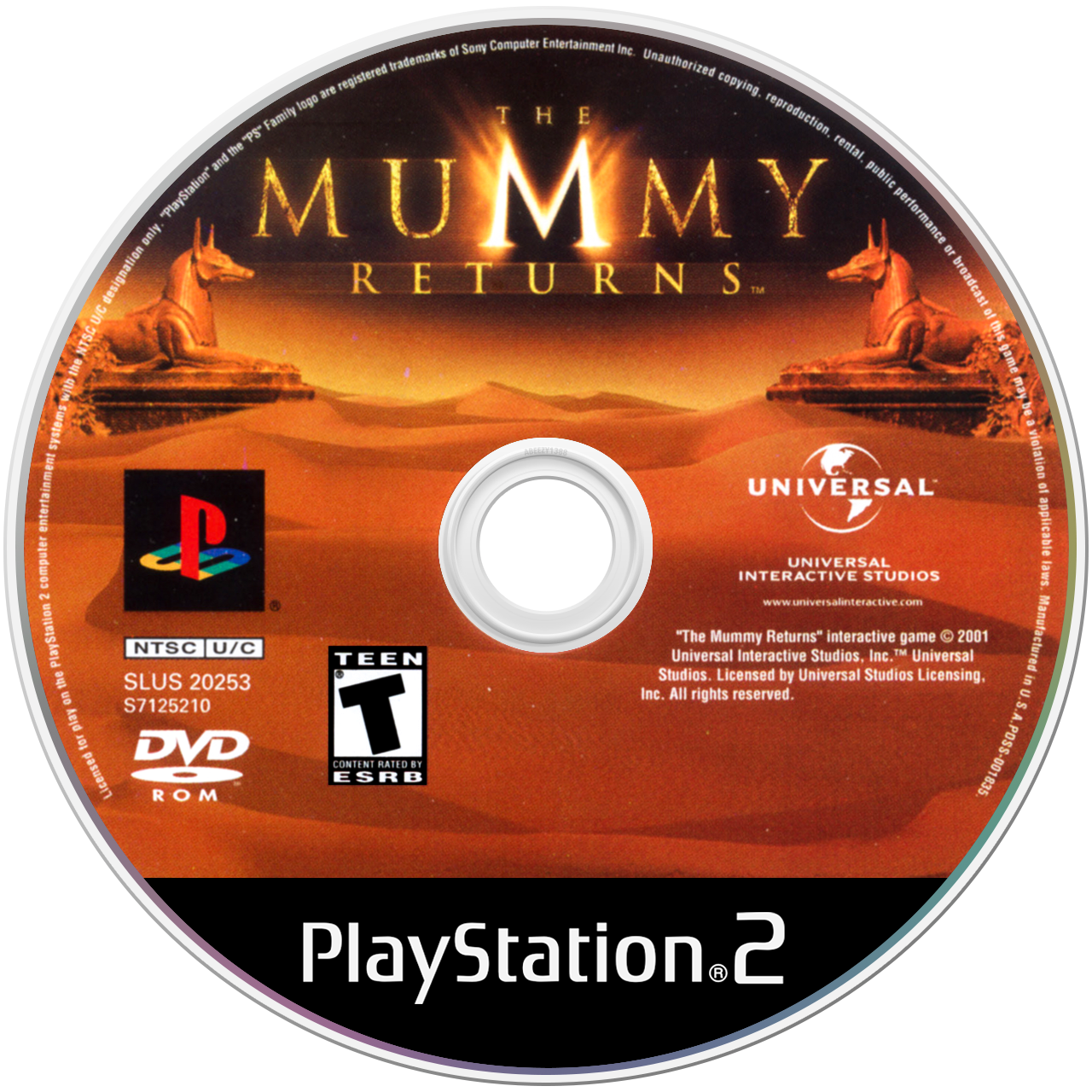 The Mummy Returns - PS2, Condition: Disc Only