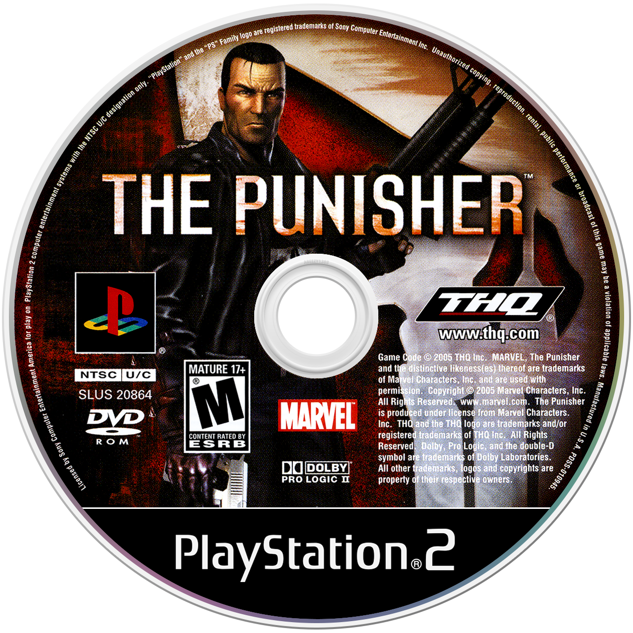 The Punisher - PS2, Condition: Disc Only