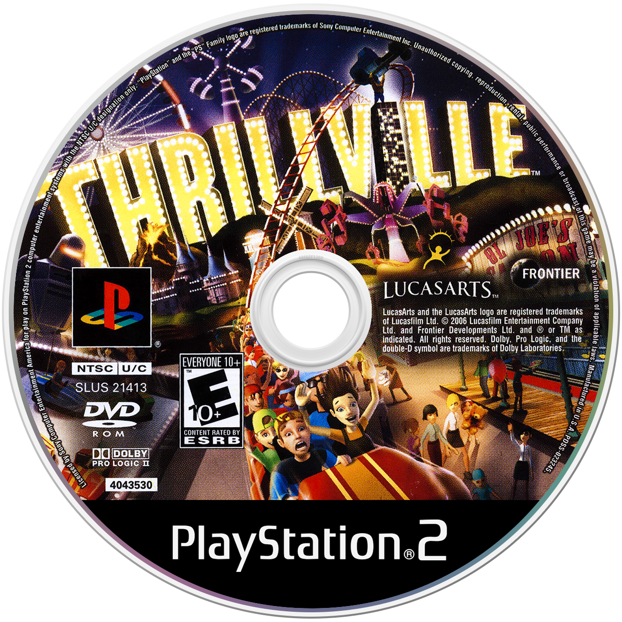 Thrillville - PS2, Condition: Disc Only