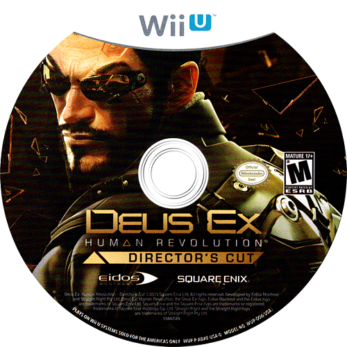 Deus Ex: Human Revolution Director&#39;s Cut - Wii U, Condition: Disc Only