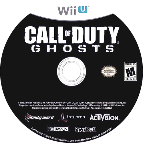 Call of Duty Ghosts - Wii U, Condition: Disc Only
