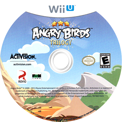 Angry Birds Trilogy - Wii U, Condition: Disc Only