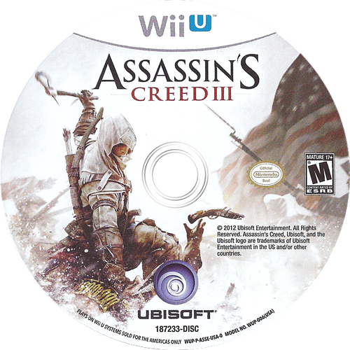 Assassin&#39;s Creed III - Wii U, Condition: Disc Only