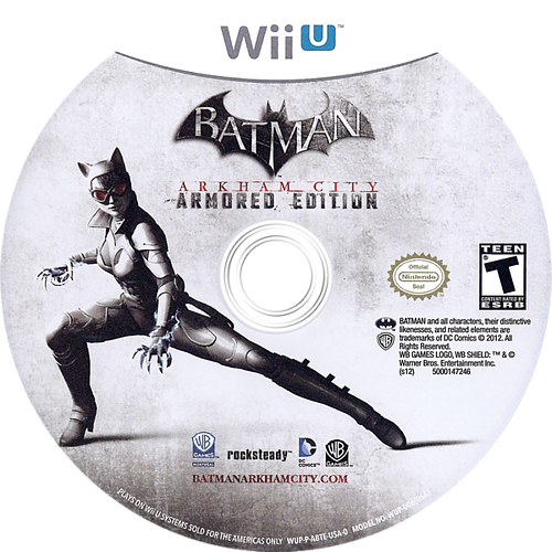 Batman: Arkham City Armored Edition - Wii U, Condition: Disc Only