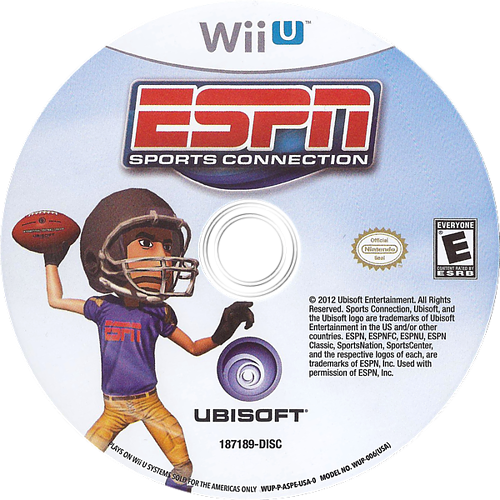ESPN Sports Connection - Wii U, Condition: Disc Only