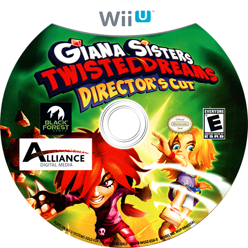 Giana Sisters Twisted Dreams Director&#39;s Cut - Wii U, Condition: Disc Only
