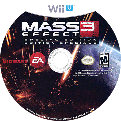 Mass Effect 3 - Wii U, Condition: Disc Only