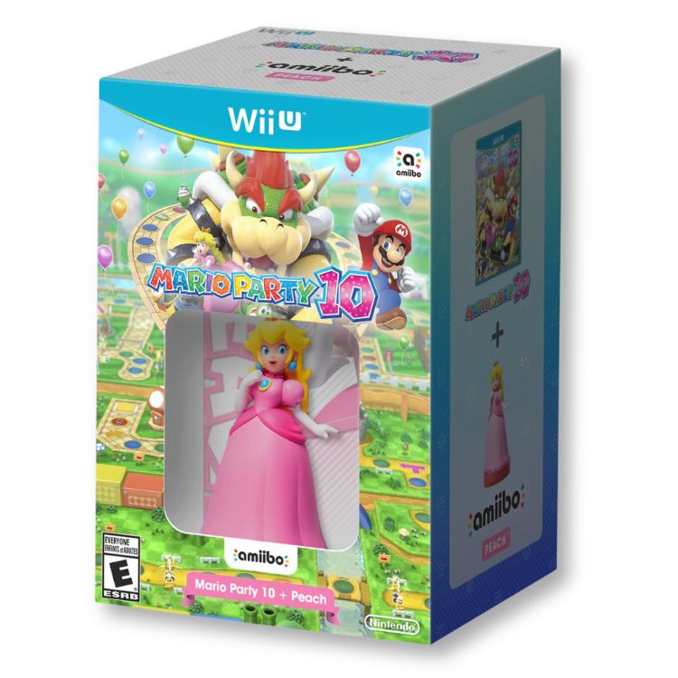 Mario Party 10 Peach [amiibo Bundle] - Wii U