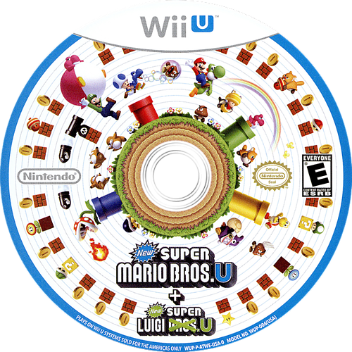 New Super Mario Bros. U + New Super Luigi U - Wii U, Condition: Disc Only