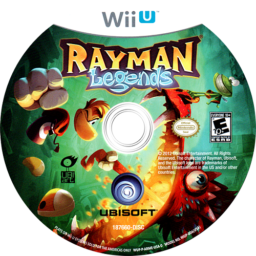 Rayman Legends - Wii U, Condition: Disc Only