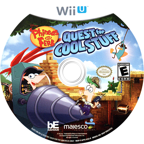 Phineas &amp; Ferb: Quest for Cool Stuff - Wii U, Condition: Disc Only