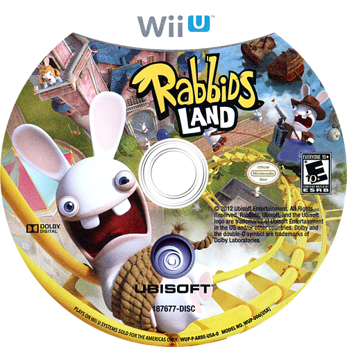 Rabbids Land - Wii U, Condition: Disc Only