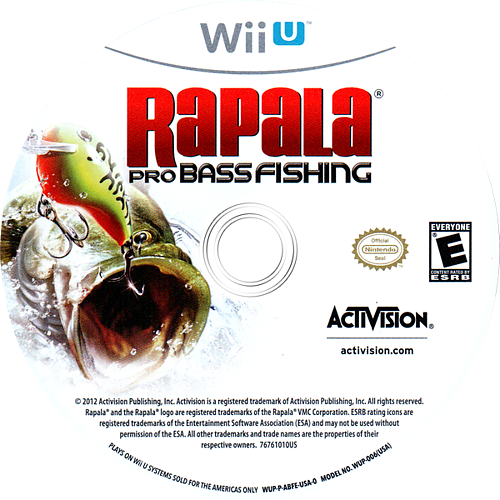 Rapala Pro Bass Fishing - Wii U, Condition: Disc Only