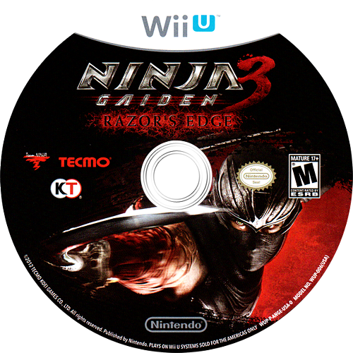 Ninja Gaiden 3: Razor&#39;s Edge - Wii U, Condition: Disc Only