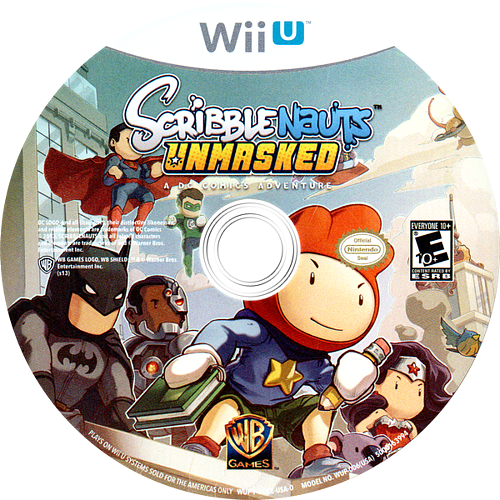 Scribblenauts Unmasked: A DC Comics Adventure - Wii U, Condition: Disc Only