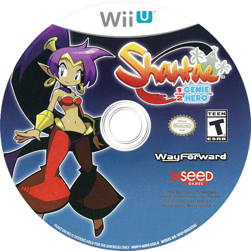 Shantae Half-Genie Hero - Wii U, Condition: Disc Only