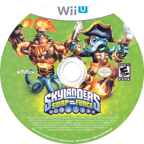 Skylanders Swap Force [Game Only] - Wii U, Condition: Disc Only