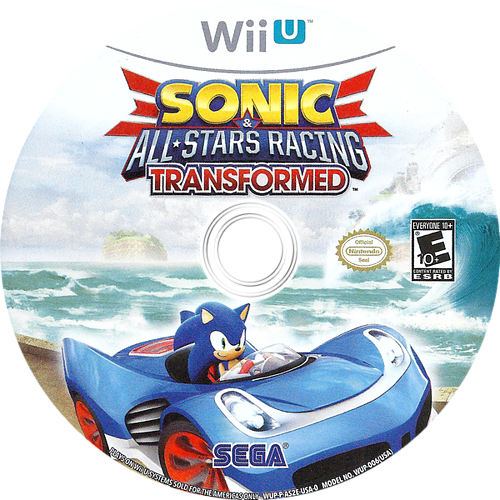 Sonic &amp; All Stars Racing Transformed [Bonus Edition] - Wii U, Condition: Disc Only