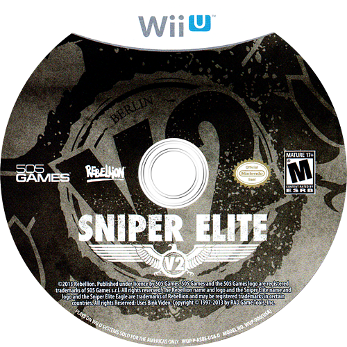 Sniper Elite V2 - Wii U, Condition: Disc Only