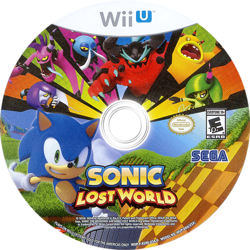 Sonic Lost World - Wii U, Condition: Disc Only