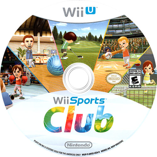 Wii Sports Club - Wii U, Condition: Disc Only