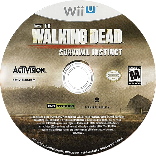 Walking Dead: Survival Instinct - Wii U, Condition: Disc Only
